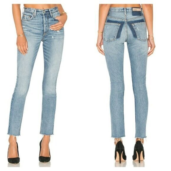 Grlfrnd Xrevolve Karolina High-Rise Skinny Jean - Without Love